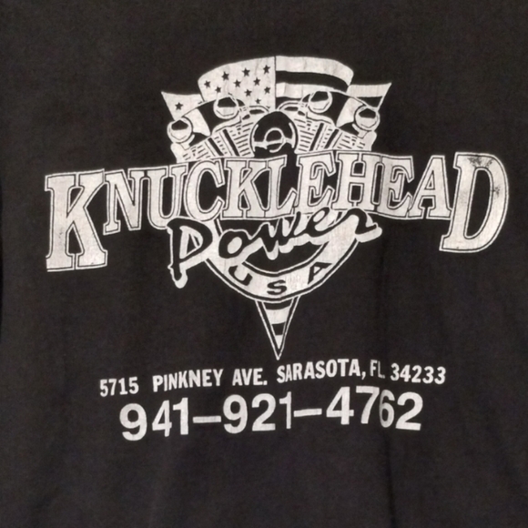 Biker Knucklehead Shirt Size L - Picture 1 of 5